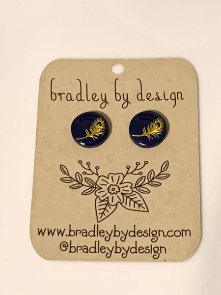 "Emily” in Navy and Gold